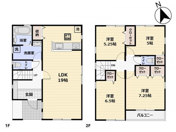 新築一戸建て市川市菅野３丁目 新築一戸建て／全４棟千葉県市川市菅野３丁目JR総武本線市川駅6290万円