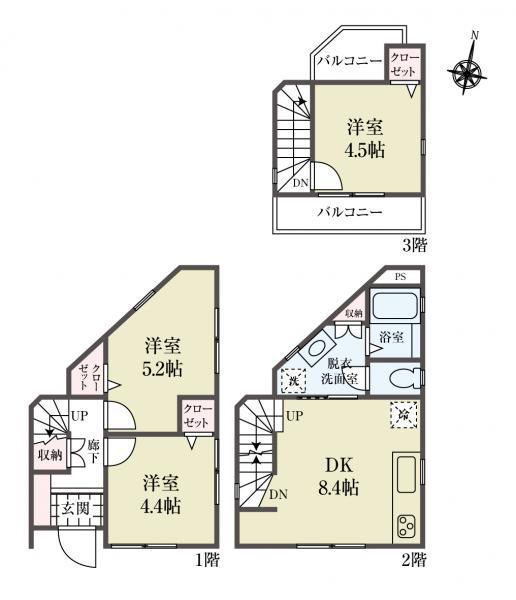 新築一戸建て江戸川区大杉５丁目 新築一戸建て東京都江戸川区大杉５丁目都営新宿線一之江駅3480万円