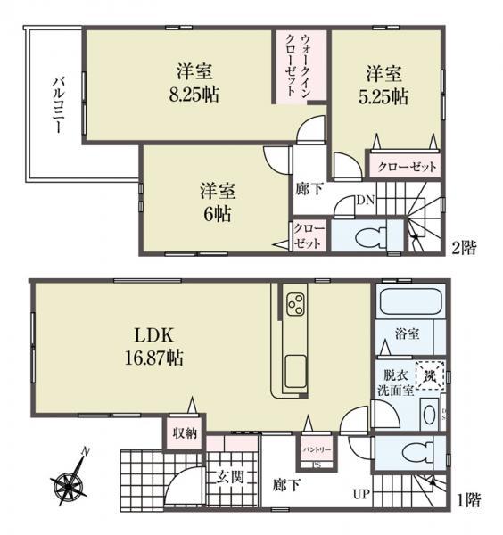 土地市川市菅野４丁目 売地／建築条件付き／全３区画千葉県市川市菅野４丁目京成本線菅野駅4590万円～4890万円