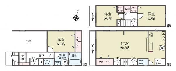 新築一戸建て江戸川区東小岩３丁目 新築一戸建て東京都江戸川区東小岩３丁目JR中央・総武線小岩駅5890万円