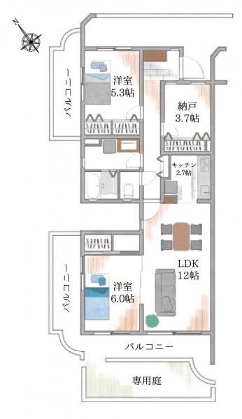 中古マンションライオンズマンション南市川千葉県市川市福栄３丁目東西線南行徳駅3890万円