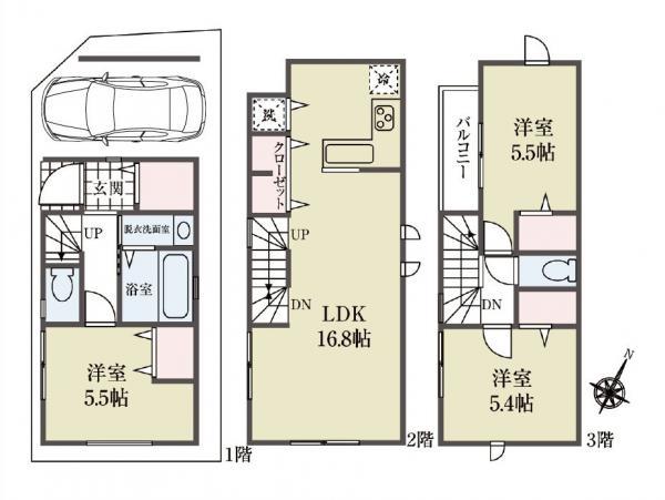 中古一戸建て足立区中川３丁目 中古一戸建て東京都足立区中川３丁目千代田常磐線亀有駅4500万円