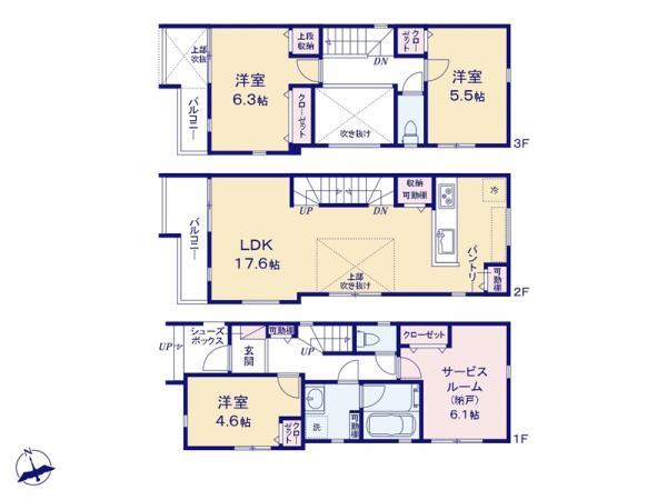 新築一戸建て船橋市栄町１丁目 新築一戸建て／全３棟千葉県船橋市栄町１丁目京成本線京成船橋駅3980万円～4180万円