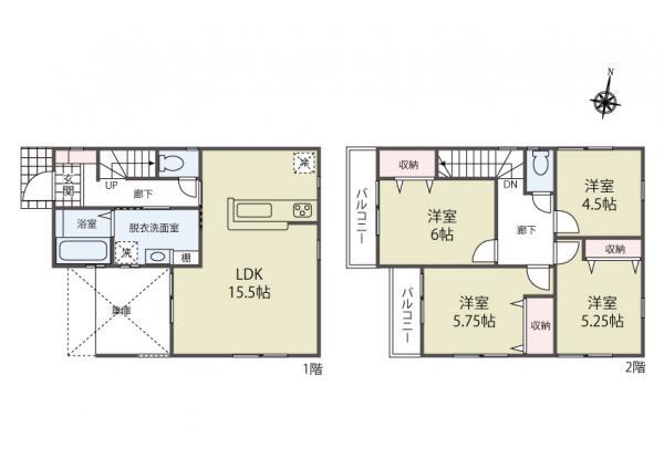 新築一戸建て市川市曽谷３丁目 新築一戸建て／全２棟千葉県市川市曽谷３丁目京成本線菅野駅3980万円～4280万円