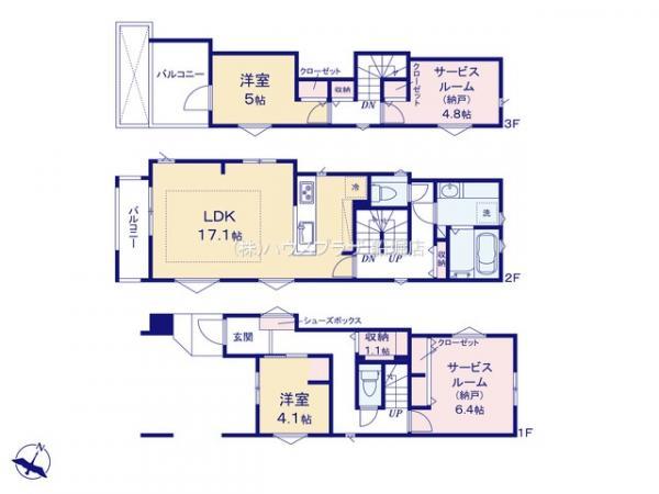 新築一戸建て江戸川区一之江５丁目 新築一戸建て／全８棟東京都江戸川区一之江５丁目都営新宿線一之江駅5499万円～5799万円