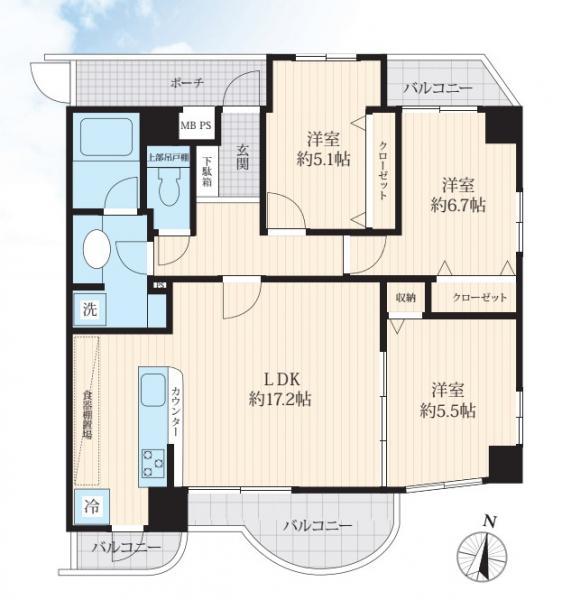 中古マンションロワール北千住東京都足立区千住１丁目千代田線北千住駅7680万円