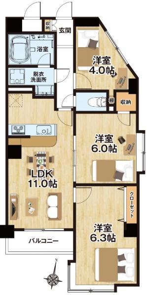 中古マンションユニオンパレス梅島東京都足立区梅田６丁目東武伊勢崎線梅島駅3499万円