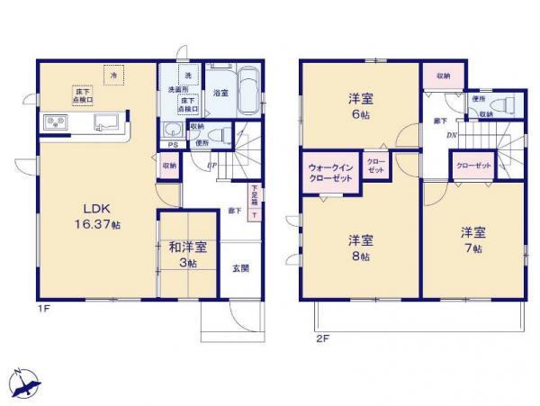 新築一戸建て船橋市三山５丁目 新築一戸建て／全６棟千葉県船橋市三山５丁目JR中央・総武線津田沼駅3290万円