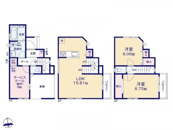 新築一戸建て足立区舎人５丁目 新築一戸建て東京都足立区舎人５丁目日暮里・舎人ライナー見沼代親水公園駅4390万円