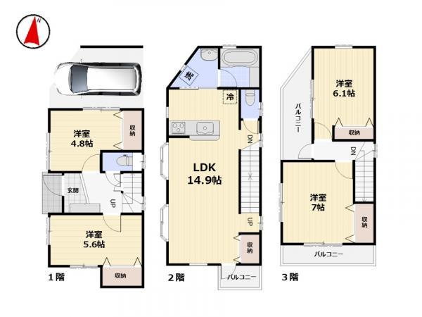 中古一戸建て足立区大谷田５丁目 中古一戸建て東京都足立区大谷田５丁目千代田線北綾瀬駅3980万円