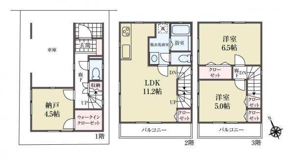 新築一戸建て足立区佐野２丁目 新築一戸建て／全２棟東京都足立区佐野２丁目千代田線北綾瀬駅3999万円