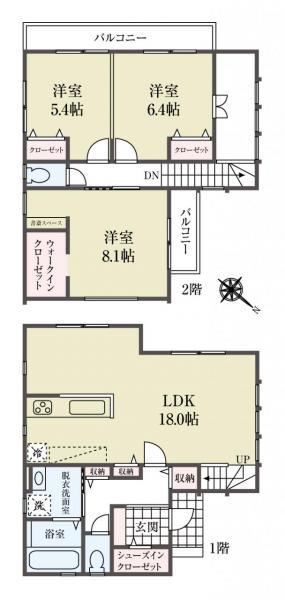 中古一戸建て八千代市吉橋 中古一戸建て千葉県八千代市吉橋東葉高速鉄道八千代緑が丘駅3000万円