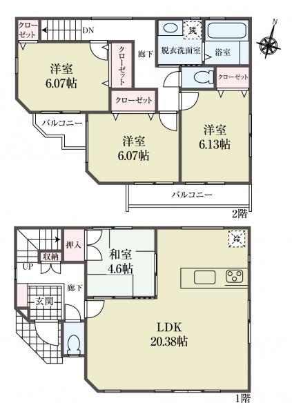 新築一戸建て江戸川区江戸川６丁目 新築一戸建て東京都江戸川区江戸川６丁目都営新宿線一之江駅6180万円