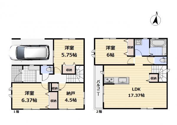 新築一戸建て葛飾区南水元４丁目 新築一戸建て東京都葛飾区南水元４丁目千代田常磐線金町駅4790万円