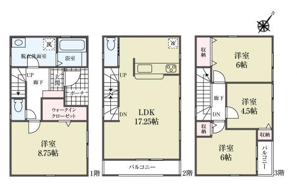 新築一戸建て江戸川区中央４丁目 新築一戸建て東京都江戸川区中央４丁目JR中央・総武線新小岩駅6380万円