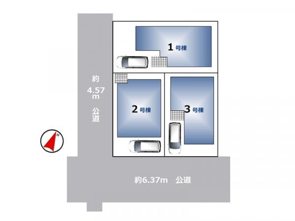 新築一戸建て市川市菅野４丁目 新築一戸建て／全３棟千葉県市川市菅野４丁目京成本線菅野駅5990万円～6090万円