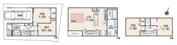 新築一戸建て葛飾区堀切１丁目 新築一戸建て東京都葛飾区堀切１丁目京成本線堀切菖蒲園駅5380万円