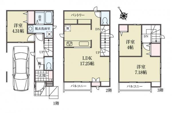 新築一戸建て松戸市岩瀬 新築一戸建て千葉県松戸市岩瀬千代田常磐線松戸駅4990万円