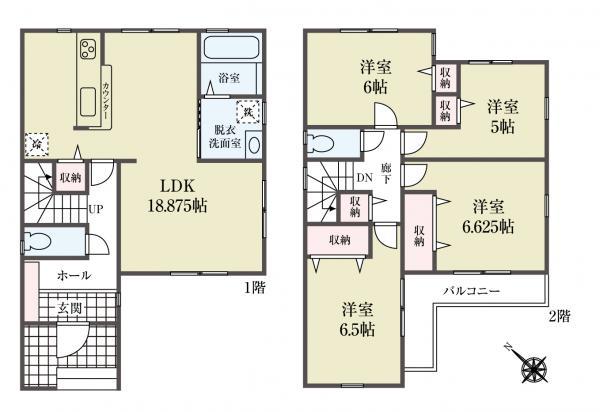 新築一戸建て江戸川区江戸川２丁目 新築一戸建て東京都江戸川区江戸川２丁目都営新宿線瑞江駅6580万円