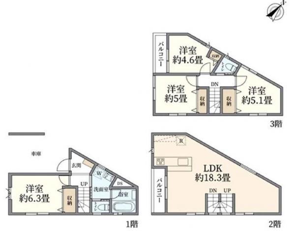 新築一戸建て足立区千住桜木２丁目 新築一戸建て東京都足立区千住桜木２丁目JR常磐線（上野～取手）北千住駅5180万円