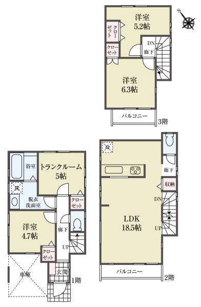 新築一戸建て江戸川区篠崎町４丁目 新築一戸建て／全４棟東京都江戸川区篠崎町４丁目都営新宿線篠崎駅5680万円～5880万円