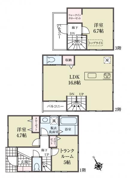 新築一戸建て江戸川区篠崎町４丁目 新築一戸建て／全４棟東京都江戸川区篠崎町４丁目都営新宿線篠崎駅5680万円～5880万円