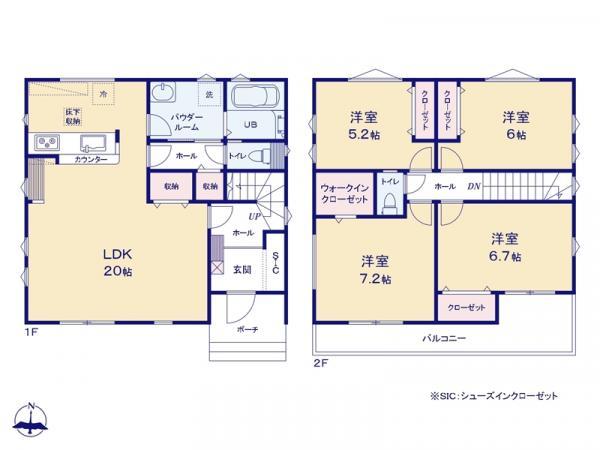 新築一戸建て市川市柏井町１丁目 新築一戸建て千葉県市川市柏井町１丁目JR武蔵野線船橋法典駅4399万円