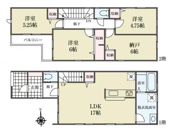 新築一戸建て江戸川区南小岩５丁目 新築一戸建て／全２棟東京都江戸川区南小岩５丁目JR中央・総武線小岩駅6880万円～7380万円